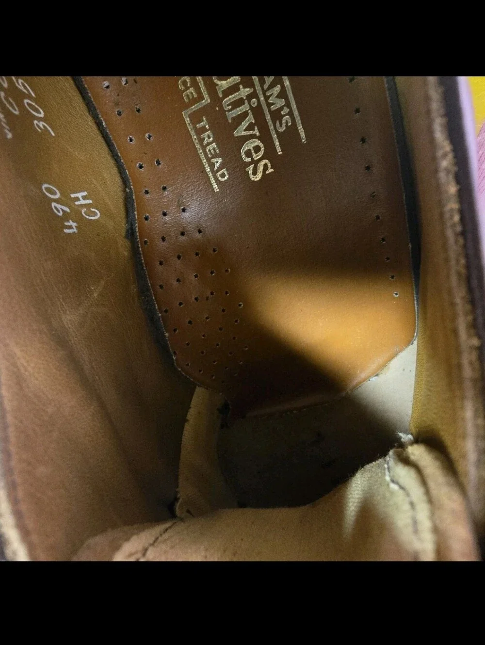 Dunham's Executives Balance Tread Brown Leather Dress Shoe Size 9 See Notes